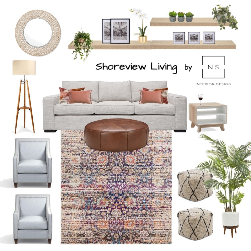 Shoreview Living option 2 Mood Board by Nis Interiors on Style Sourcebook