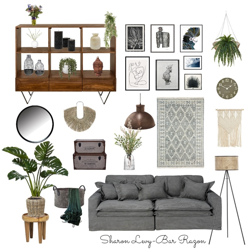 Rustic Design-Living Room Mood Board by SHARON  LEVY BAR RAZON on Style Sourcebook