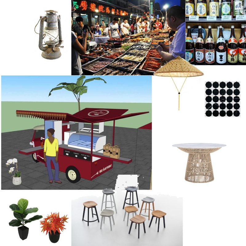 small restaurant project asian street food Mood Board by ogorgenyi on Style Sourcebook