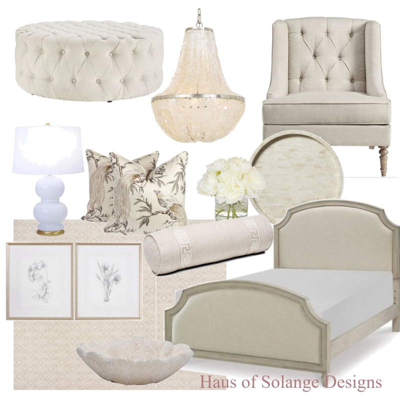 Chic Bedroom Neutrals Mood Board by solange1992 on Style Sourcebook