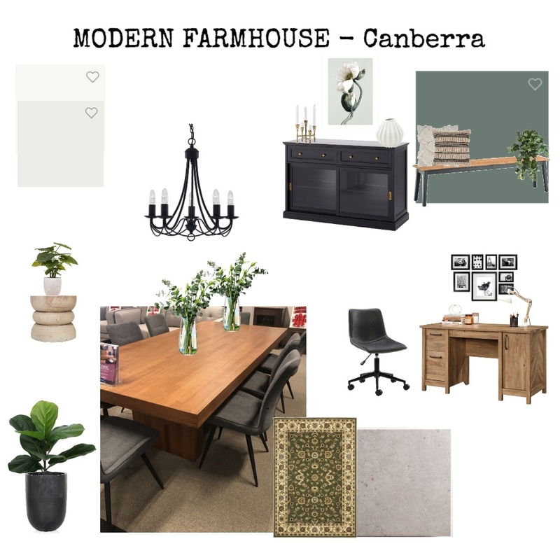 Modern Farmhouse Mood Board by Organised Design by Carla on Style Sourcebook