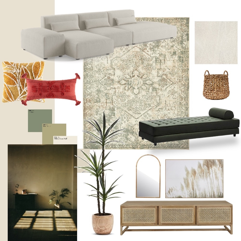 Olive/Nude Mood Board by Salma-m on Style Sourcebook