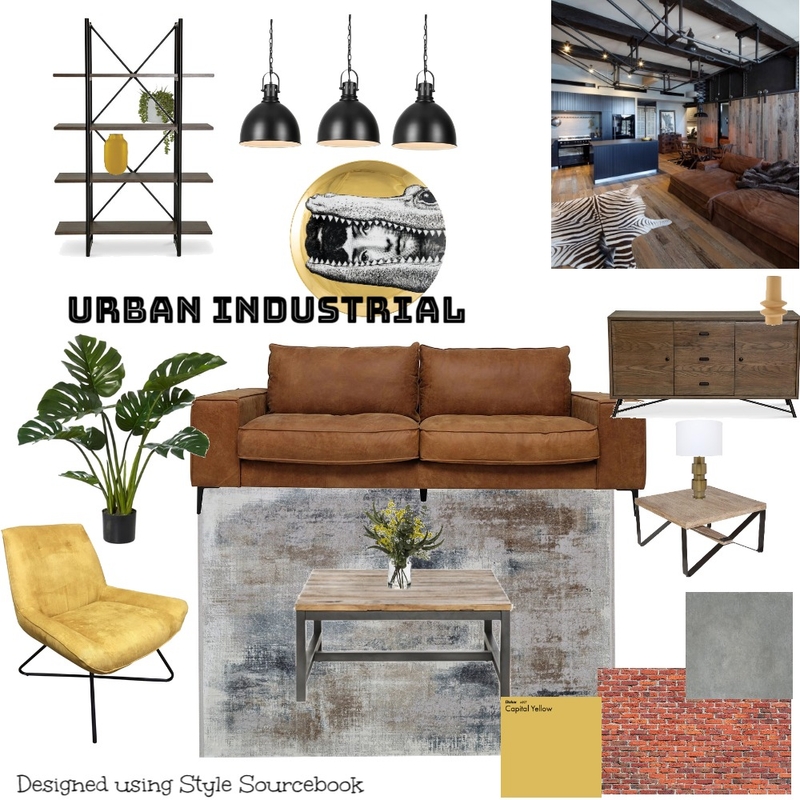 Urban Industrial Mood Board by Vanilla Bean Styling on Style Sourcebook