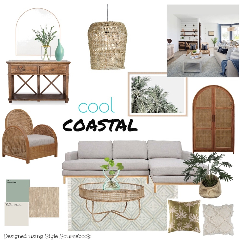 Cool Coastal Mood Board by Vanilla Bean Styling on Style Sourcebook