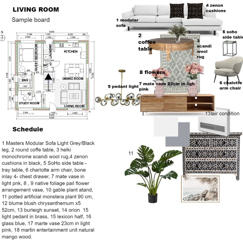 LIVING ROOM Mood Board by zandile on Style Sourcebook