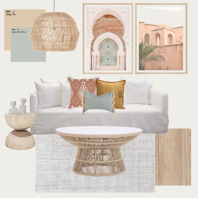 Moroccan X Coastal Mood Board by sb.interiors on Style Sourcebook