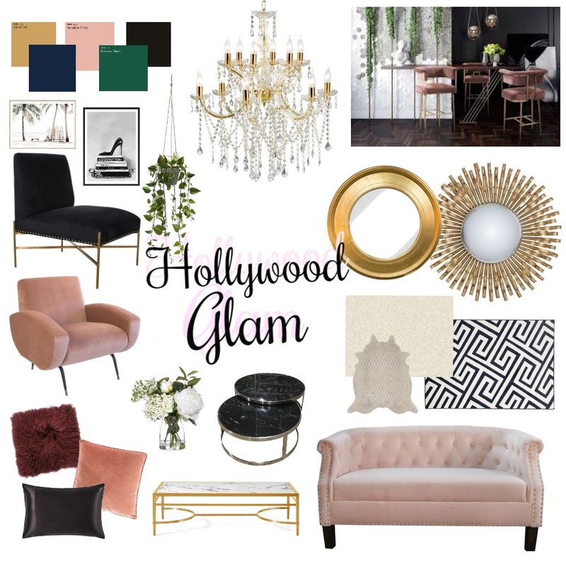 Hollywood Glam Board Mood Board by soleil2828 on Style Sourcebook
