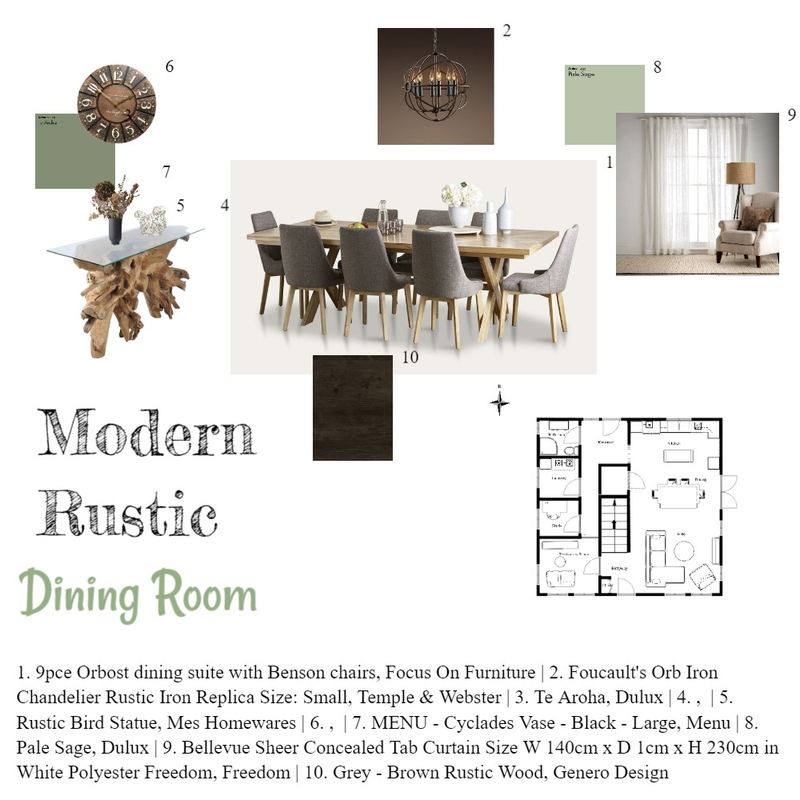 rustic dining Mood Board by woodlandgypsy on Style Sourcebook