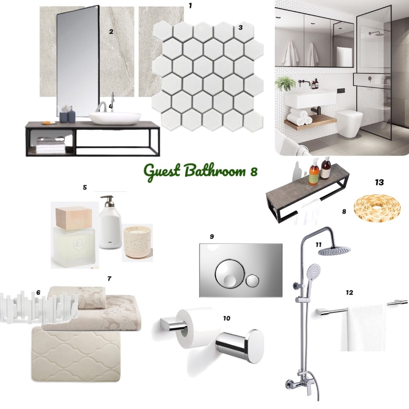 guest bathroom 8 Mood Board by nazrana786 on Style Sourcebook