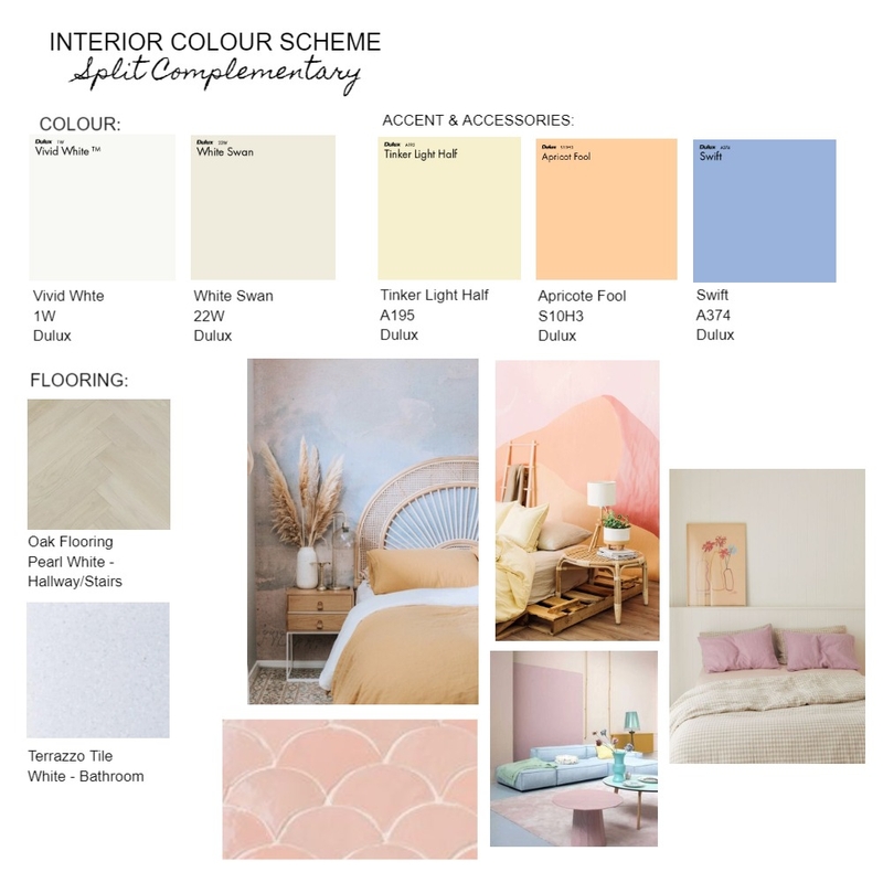 Sherbet Dream Colour Scheme Mood Board by SALT SOL DESIGNS on Style Sourcebook