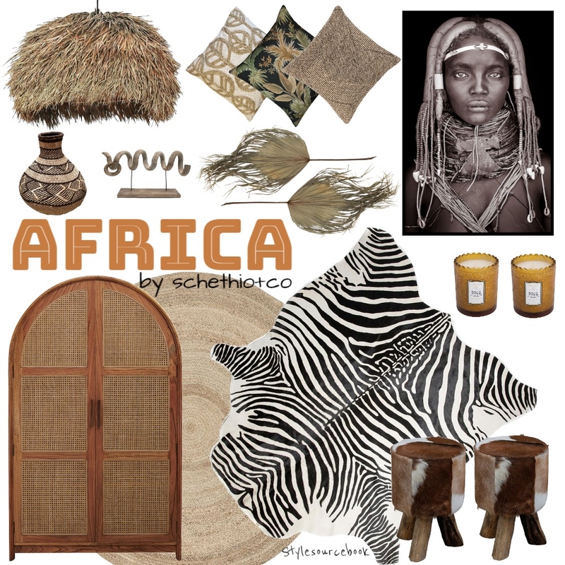 Africa Mood Board by Schethio & Co. on Style Sourcebook