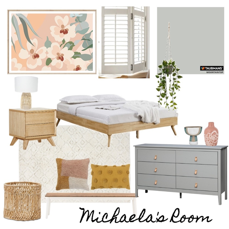 Michaela's Bedroom Mood Board by penobrien on Style Sourcebook