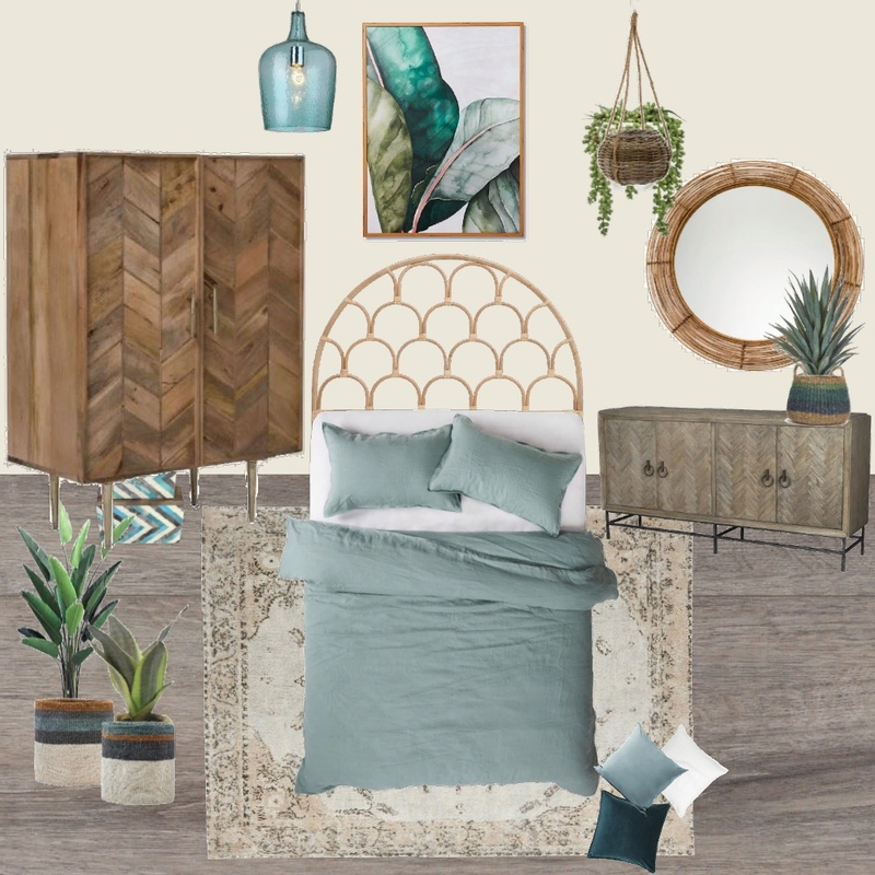 Boho bedroom (detailed) Mood Board by Irencateye on Style Sourcebook