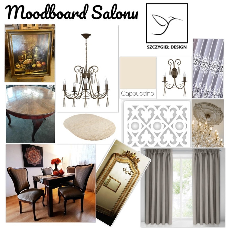 Salon RETRO Mood Board by SzczygielDesign on Style Sourcebook