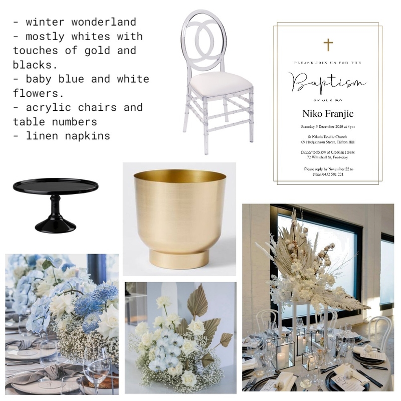 Nikos Christening Mood Board by i.franjic on Style Sourcebook