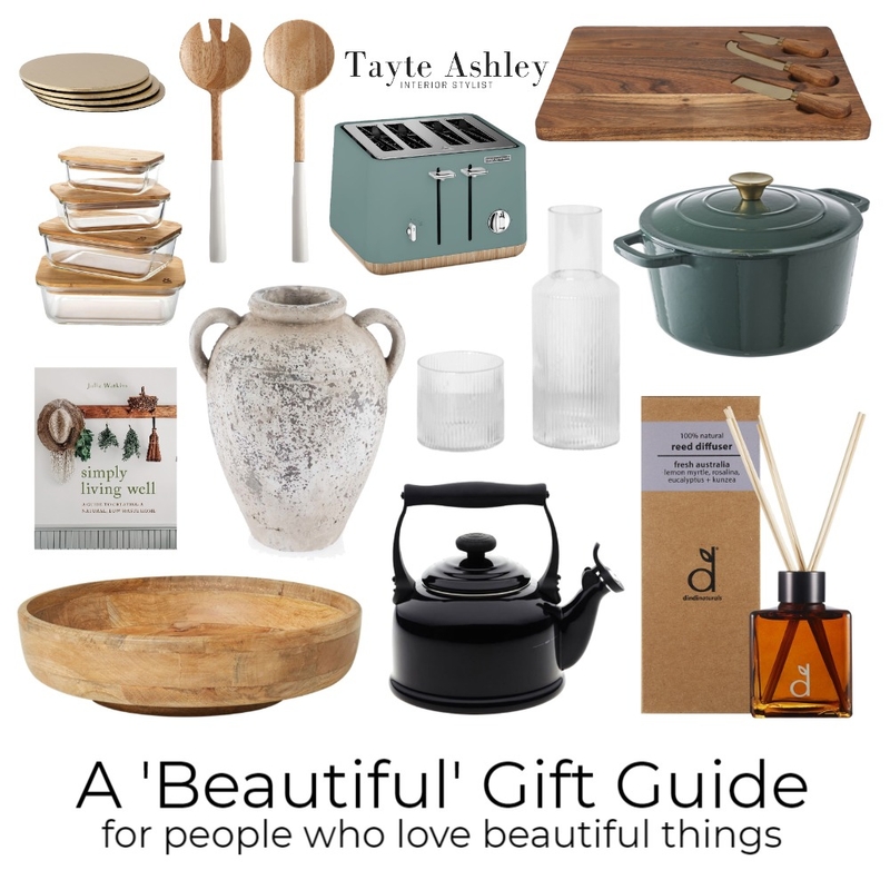 'Beautiful' Gift Guide Mood Board by Tayte Ashley on Style Sourcebook