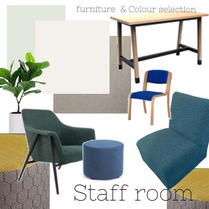 Furniture and Colour Selection Mood Board by Bond on Style Sourcebook