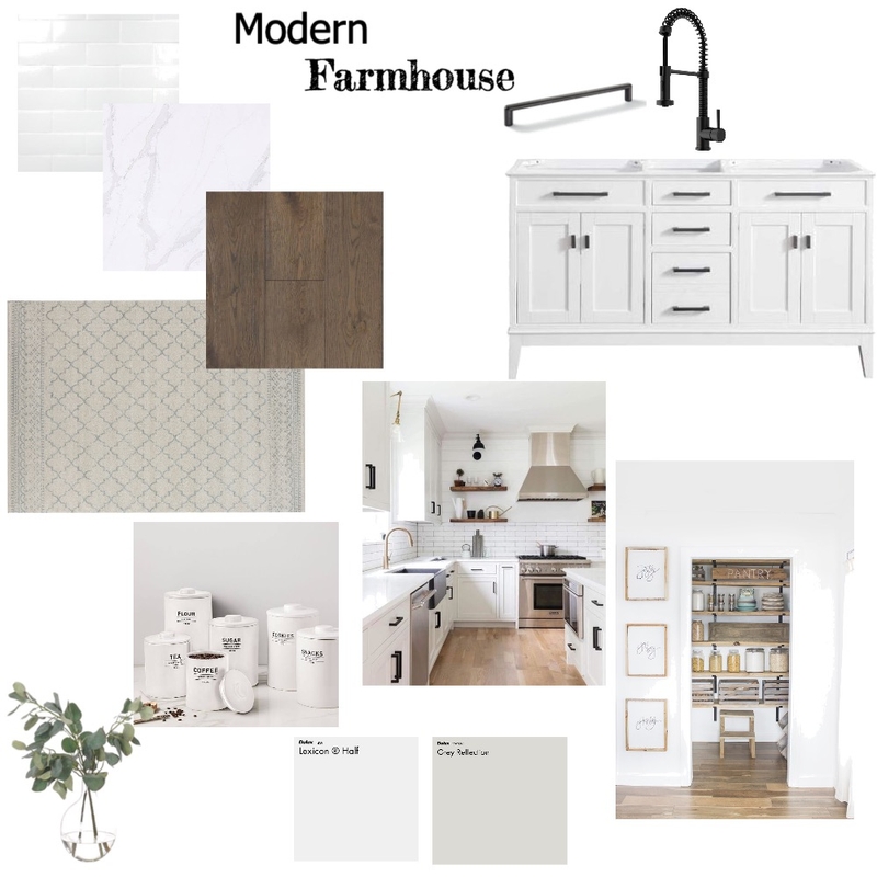 Modern Farmhouse Kitchen part 1 Mood Board by Lesleyandrade on Style Sourcebook