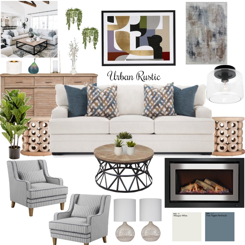 Urban Rustic Mood Board by Krys_H on Style Sourcebook