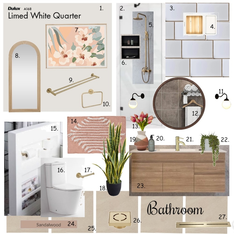Bathroom makeover Mood Board by cdaws88 on Style Sourcebook