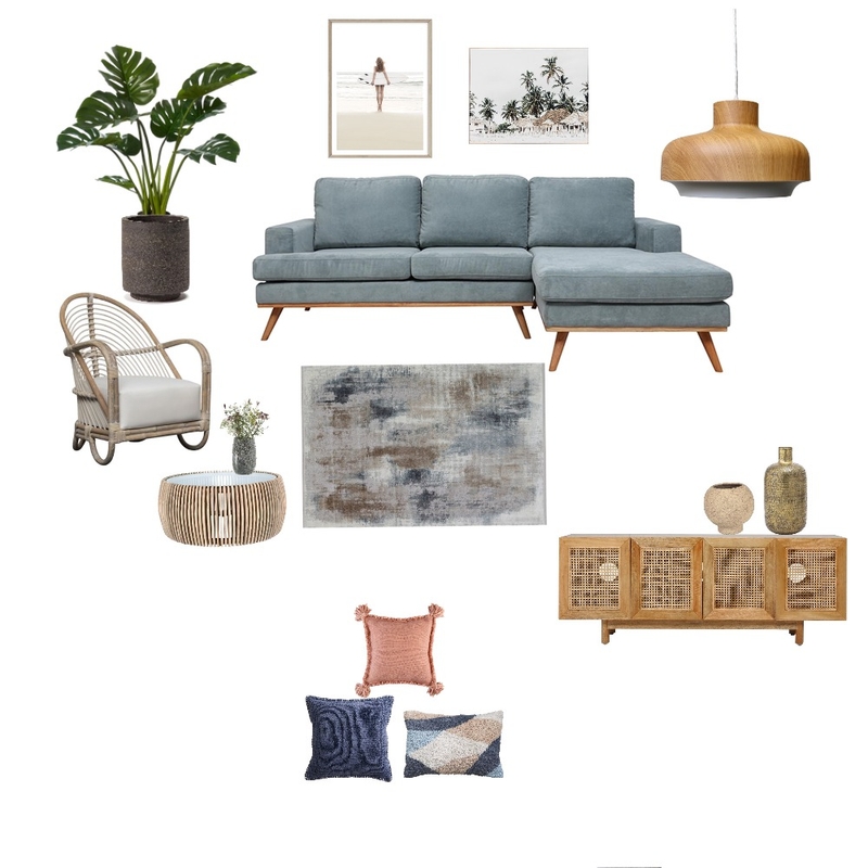 boho living room by the sea Mood Board by hila1973 on Style Sourcebook