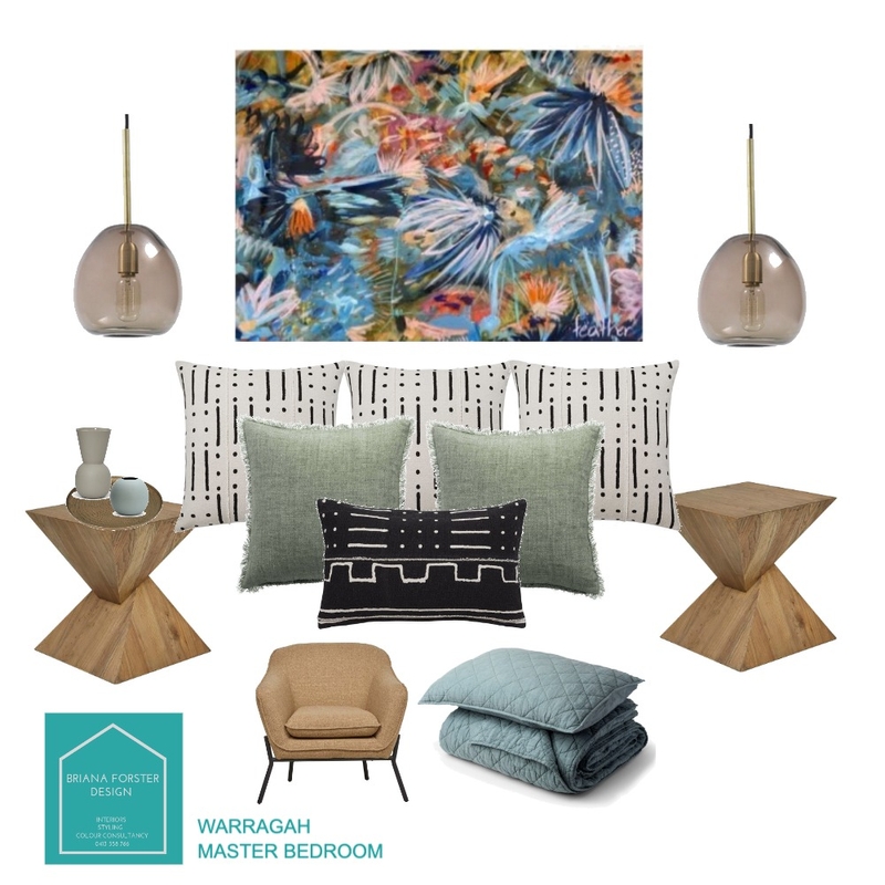 WARRAGAH MASTER BEDROOM Mood Board by Briana Forster Design on Style Sourcebook