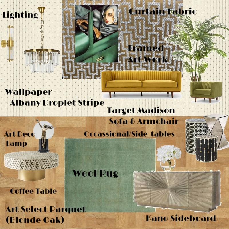 Sample Board Mood Board by maximalistnz on Style Sourcebook