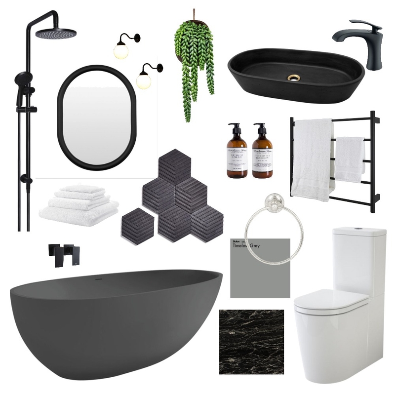 Industrial Bath Mood Board by Ahysampv on Style Sourcebook