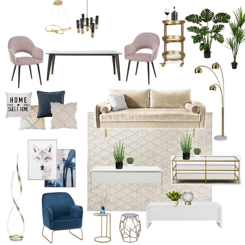 Living + Dining 22 Mood Board by Carolina Nunes on Style Sourcebook