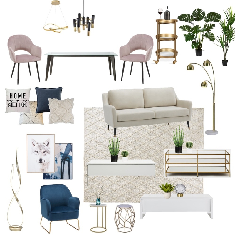 Living + Dining 25 Mood Board by Carolina Nunes on Style Sourcebook