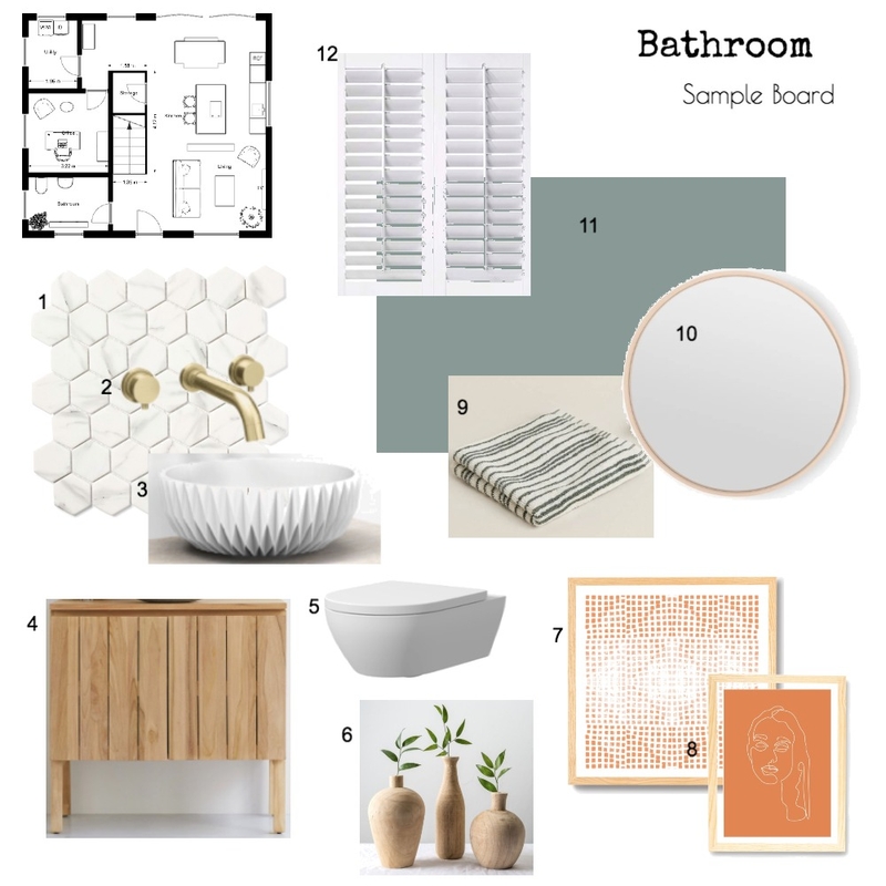 Bathroom Mood Board Mood Board by Katiehair82 on Style Sourcebook