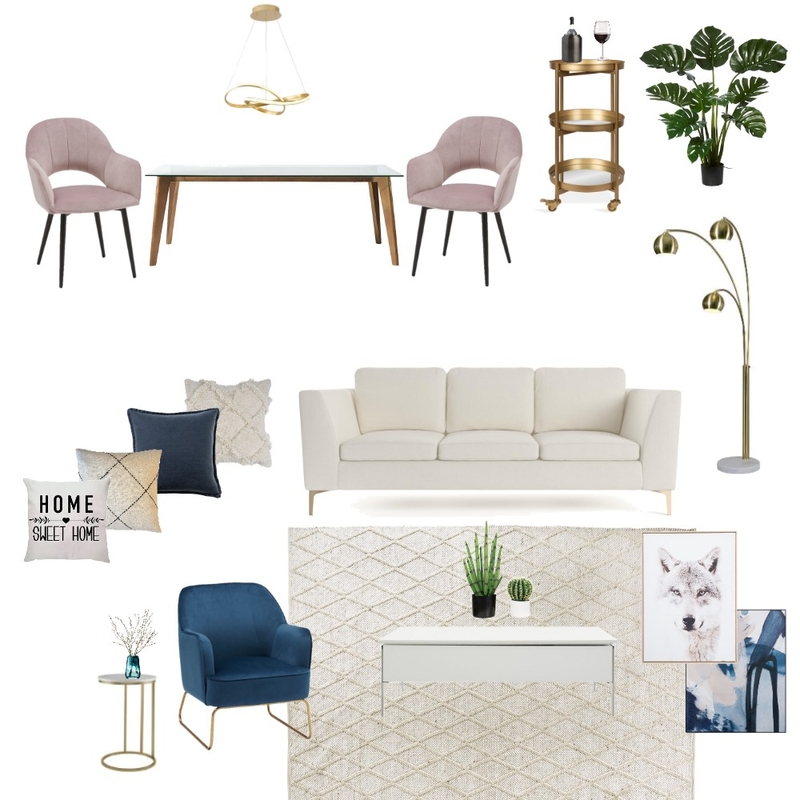 Living + Dining 30 Mood Board by Carolina Nunes on Style Sourcebook