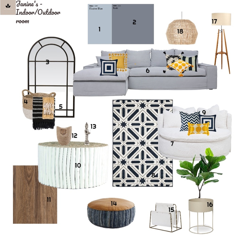 Janine's Outdoor Room Mood Board by Nuria on Style Sourcebook