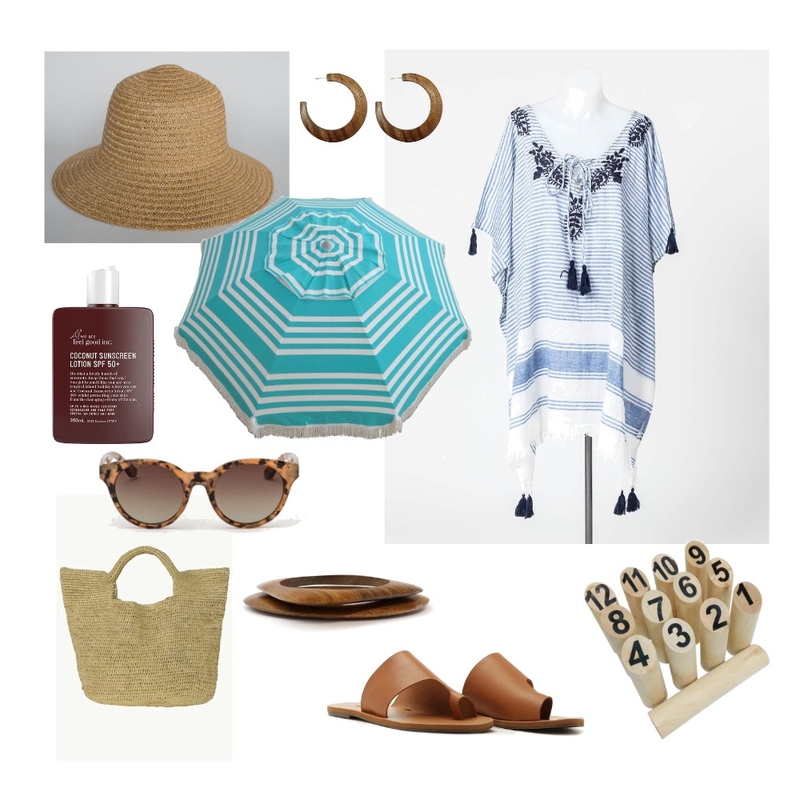 Beach Day Mood Board by crisphome on Style Sourcebook
