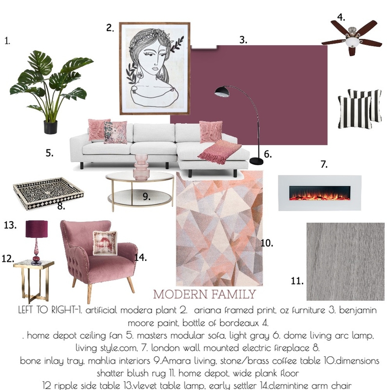 living room/module 9 Mood Board by Tricia Gonzalez on Style Sourcebook