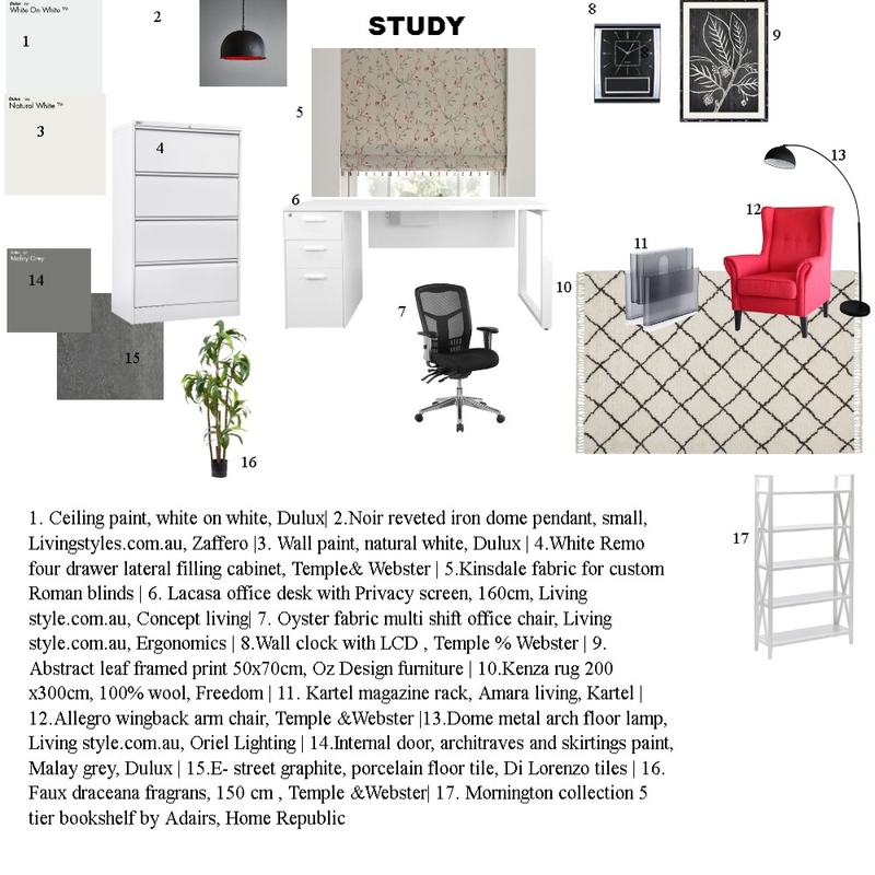 study Mood Board by Nozie on Style Sourcebook