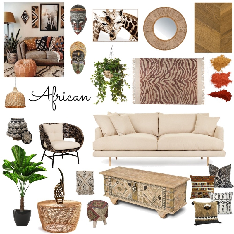 African design style Mood Board by andreacaruso on Style Sourcebook