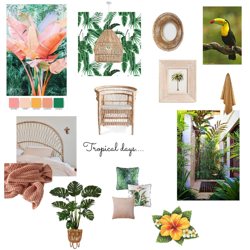 Tropical Mood Board by vpetersen on Style Sourcebook