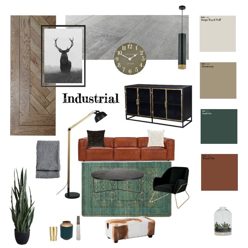 Industrial Mood Board by Evelin J on Style Sourcebook