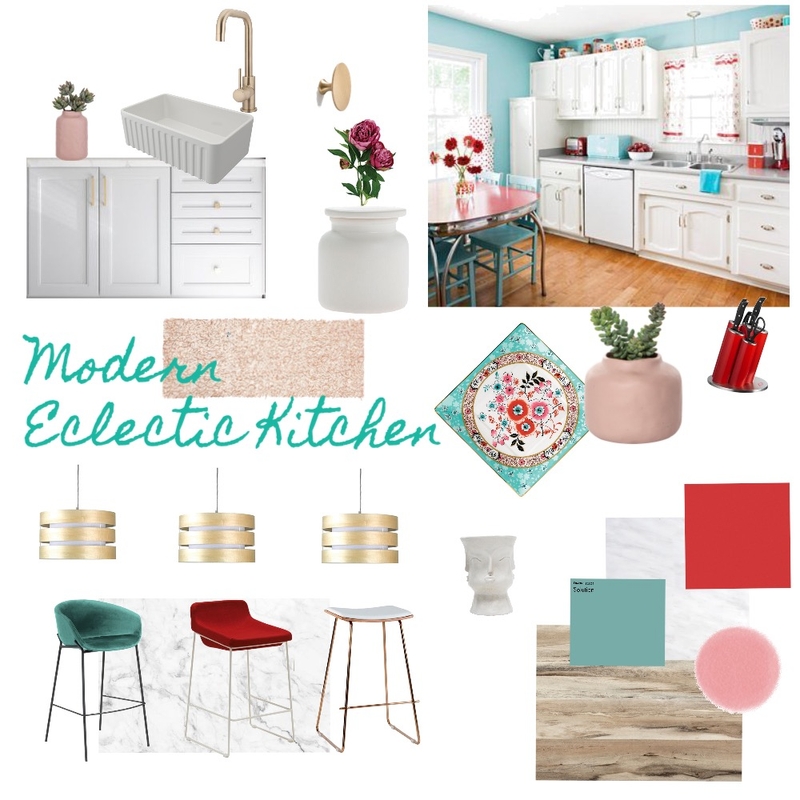 Modern Eclectic Kitchen Mood Board by Ruthzaan Pretorius on Style Sourcebook