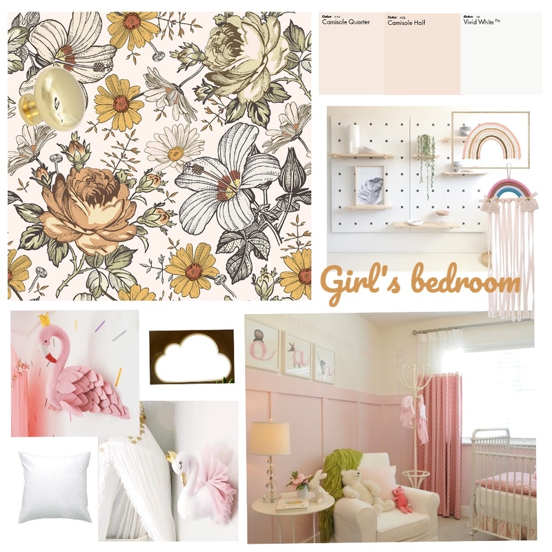 Girls room Mood Board by leilinliu on Style Sourcebook