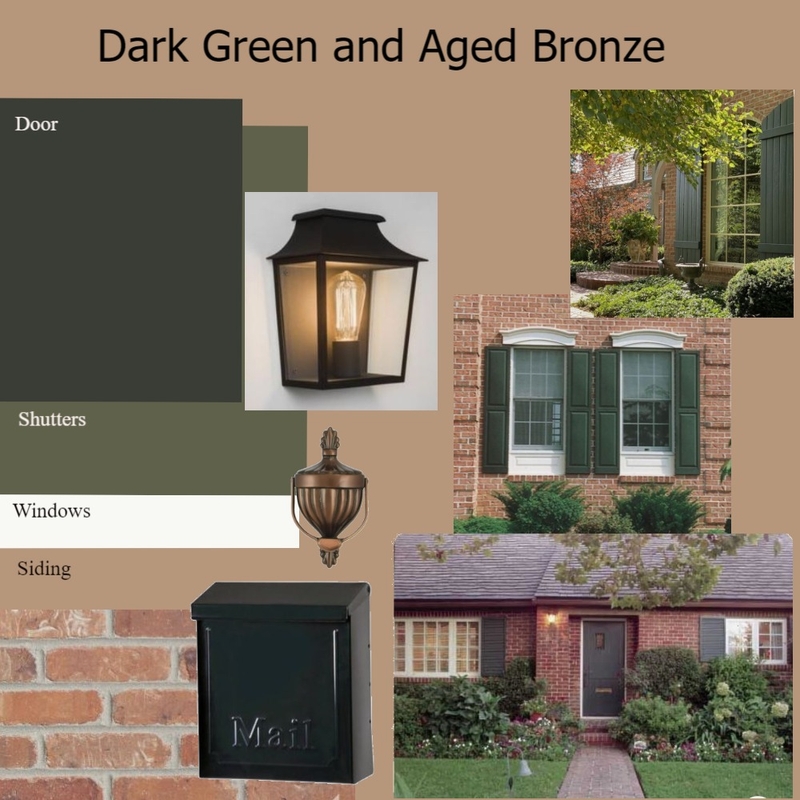 Dark Brown Green Mood Board by dorothy on Style Sourcebook