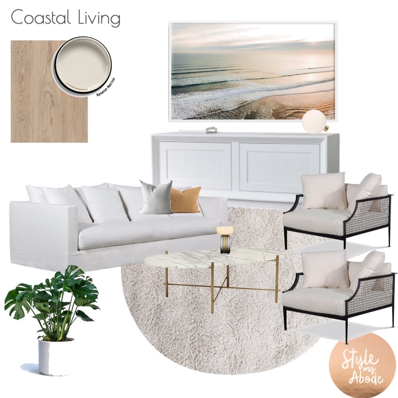 coastal luxe living Mood Board by Style My Abode Ltd on Style Sourcebook