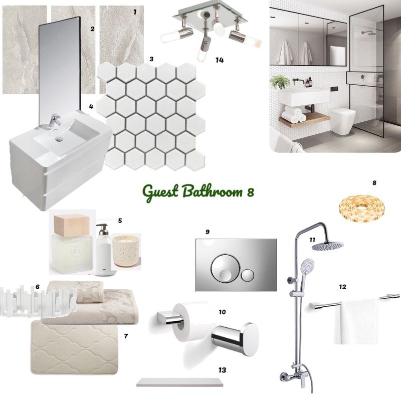 guest bathroom 8 Mood Board by nazrana786 on Style Sourcebook