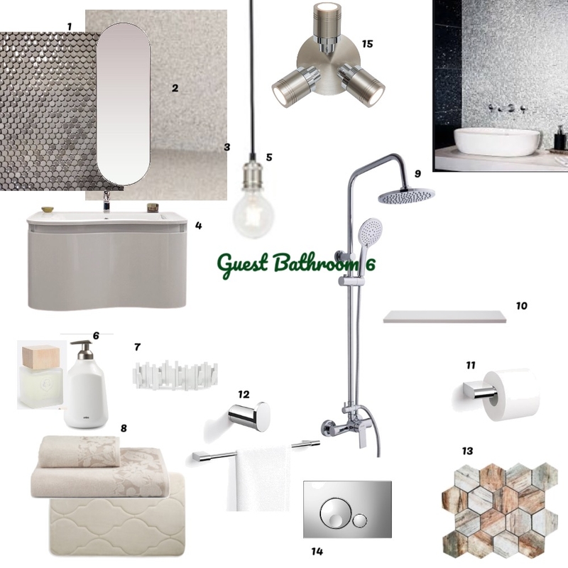 guest bathroom 6 Mood Board by nazrana786 on Style Sourcebook