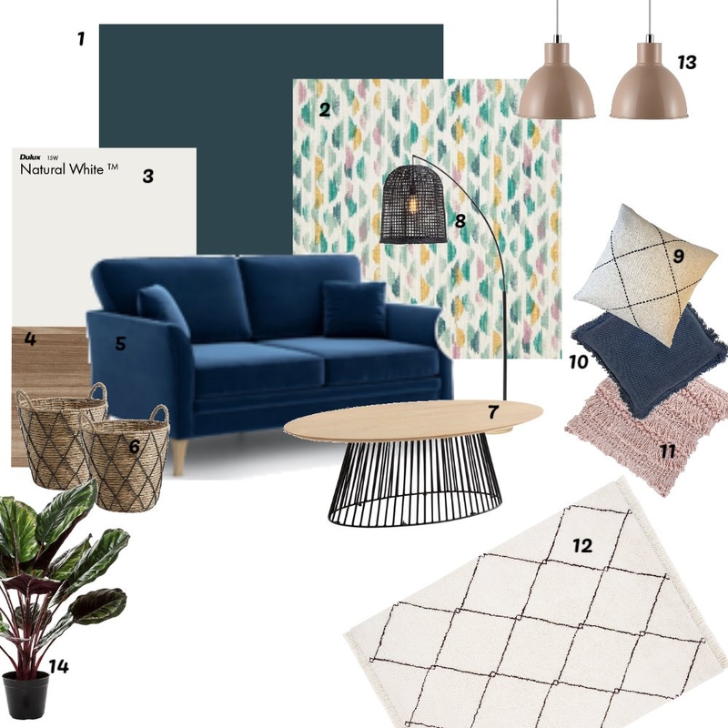 Classic Meets Boho Mood Board by HGInteriorDesign on Style Sourcebook