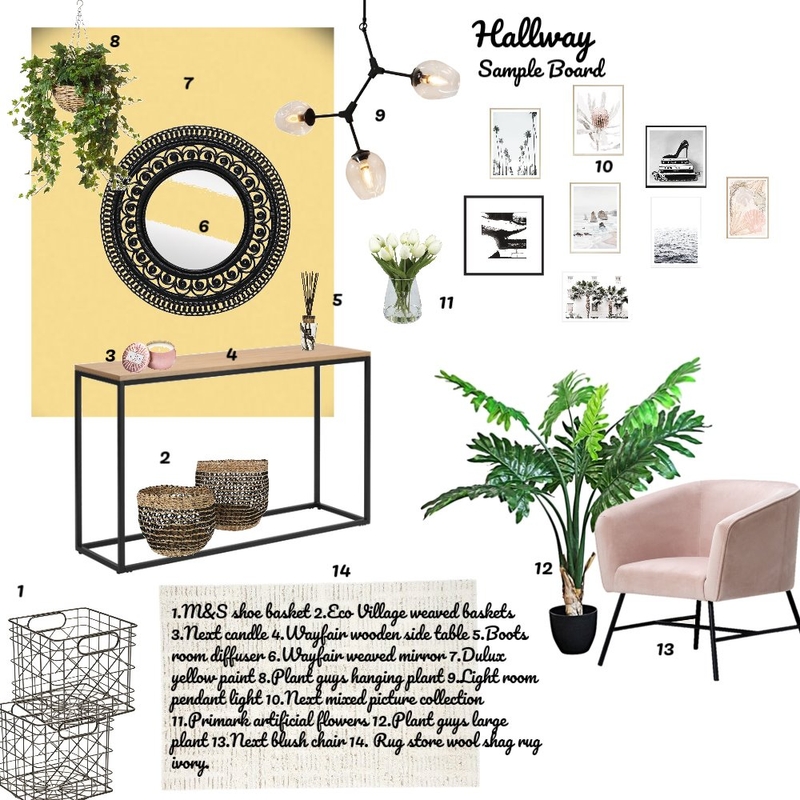 Contemporary Hallway Mood Board by HGInteriorDesign on Style Sourcebook