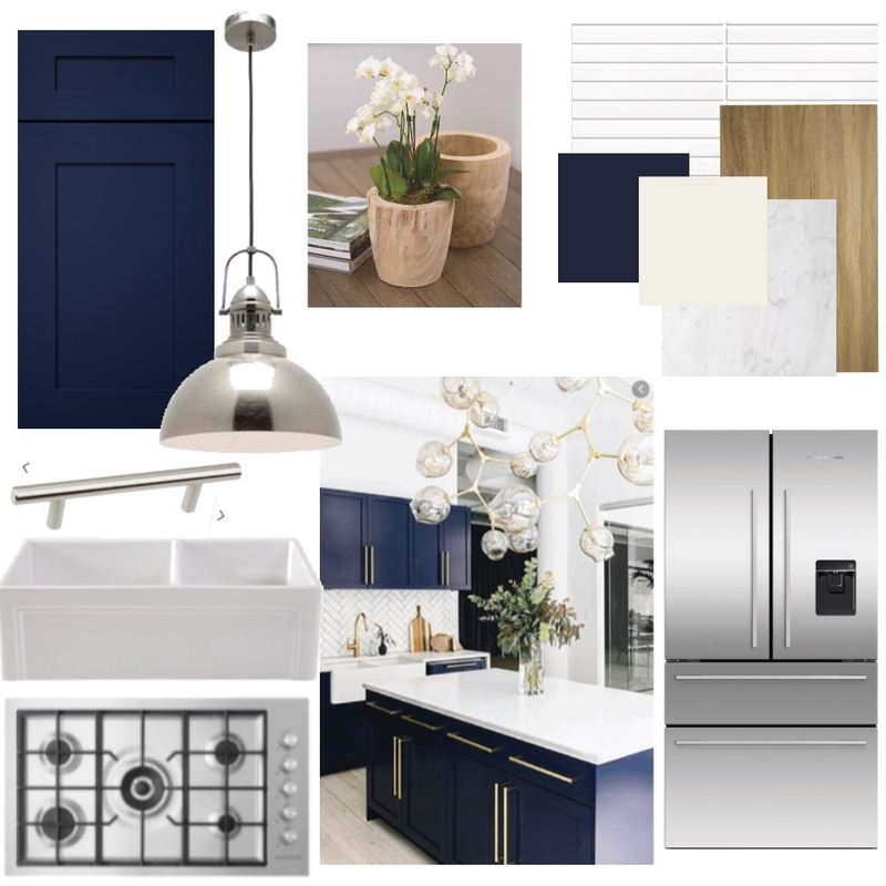 Contemporary/Traditional Open-Plan Kitchen/Dining Mood Board by KKB on Style Sourcebook