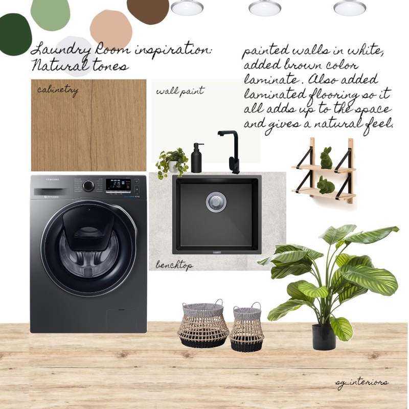 Laundry Room natural tones Mood Board by sginteriors on Style Sourcebook
