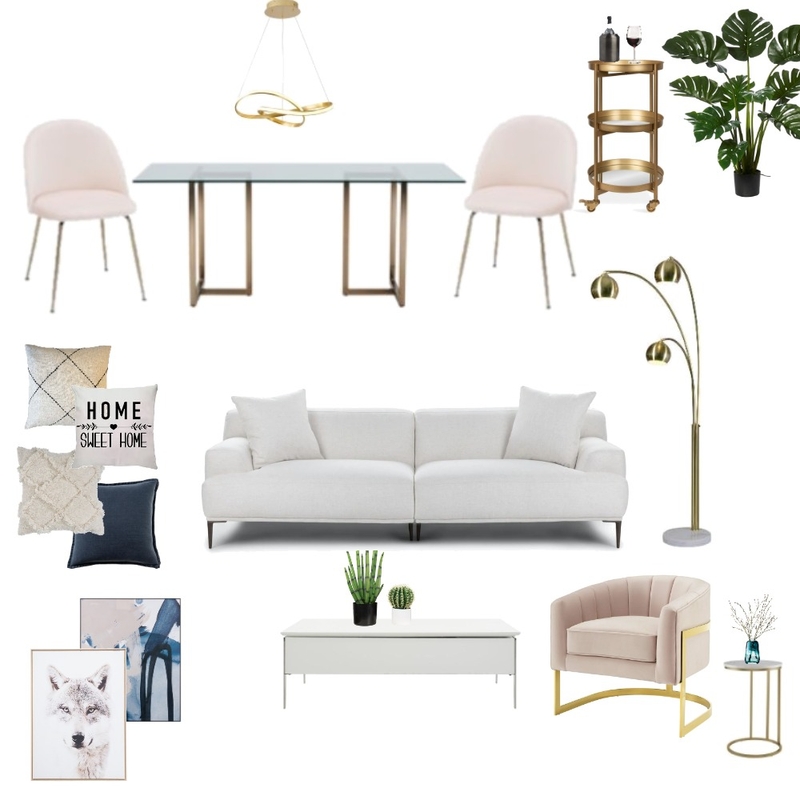 Living + Dining 40 Mood Board by Carolina Nunes on Style Sourcebook